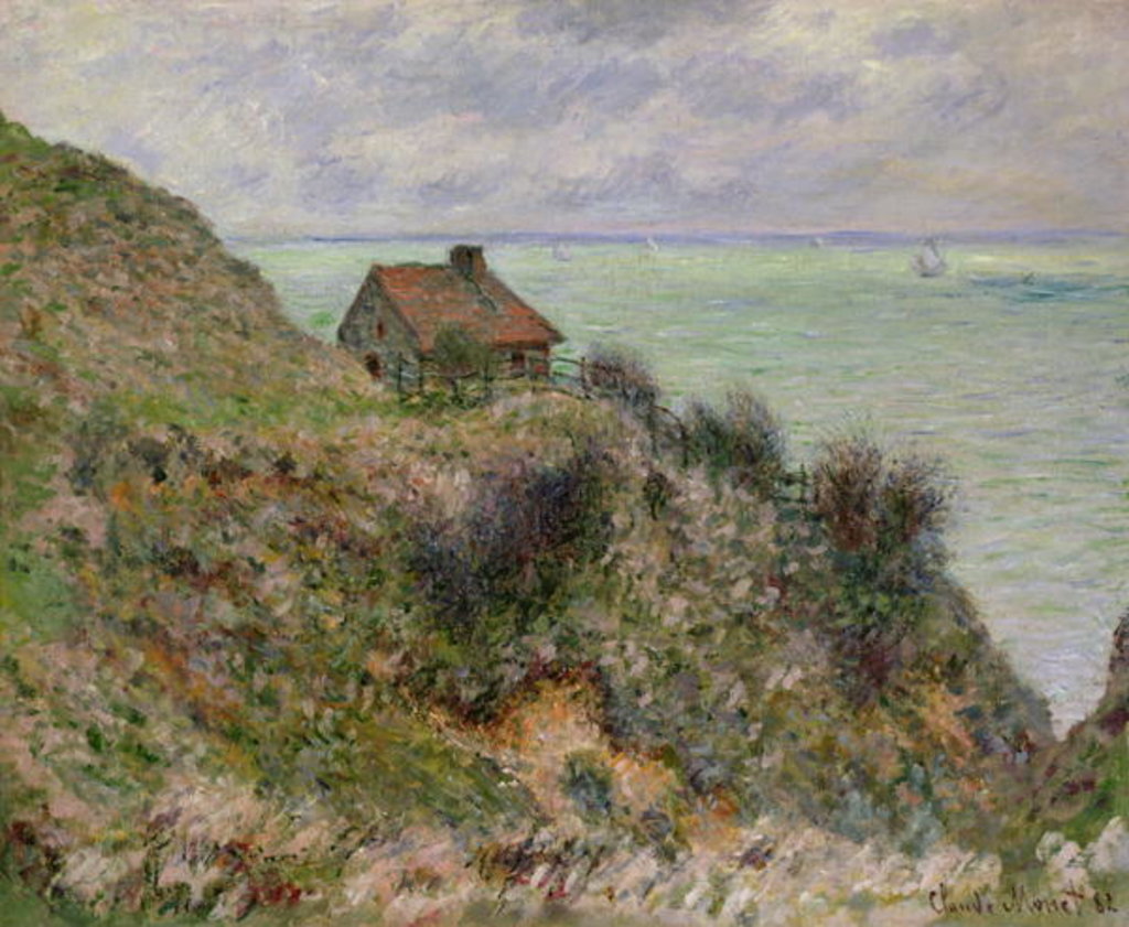 Detail of The Customs Officers' Hut at Pourville, 1882 by Claude Monet