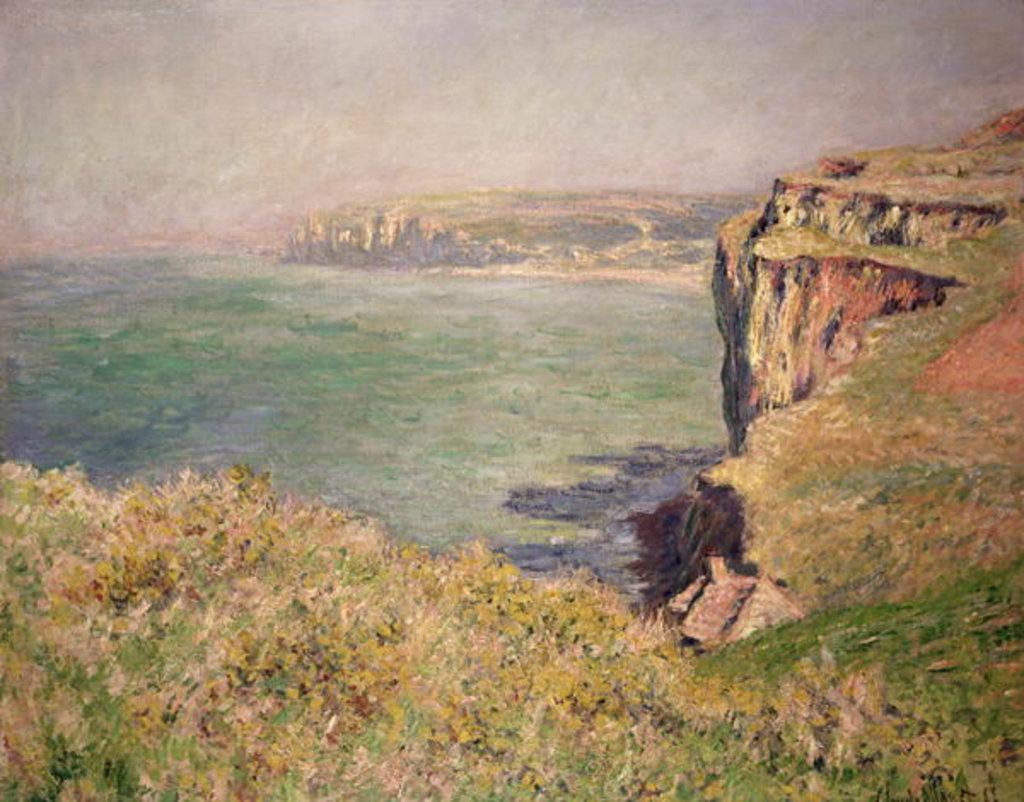 Detail of Cliff at Varengeville, 1882 by Claude Monet