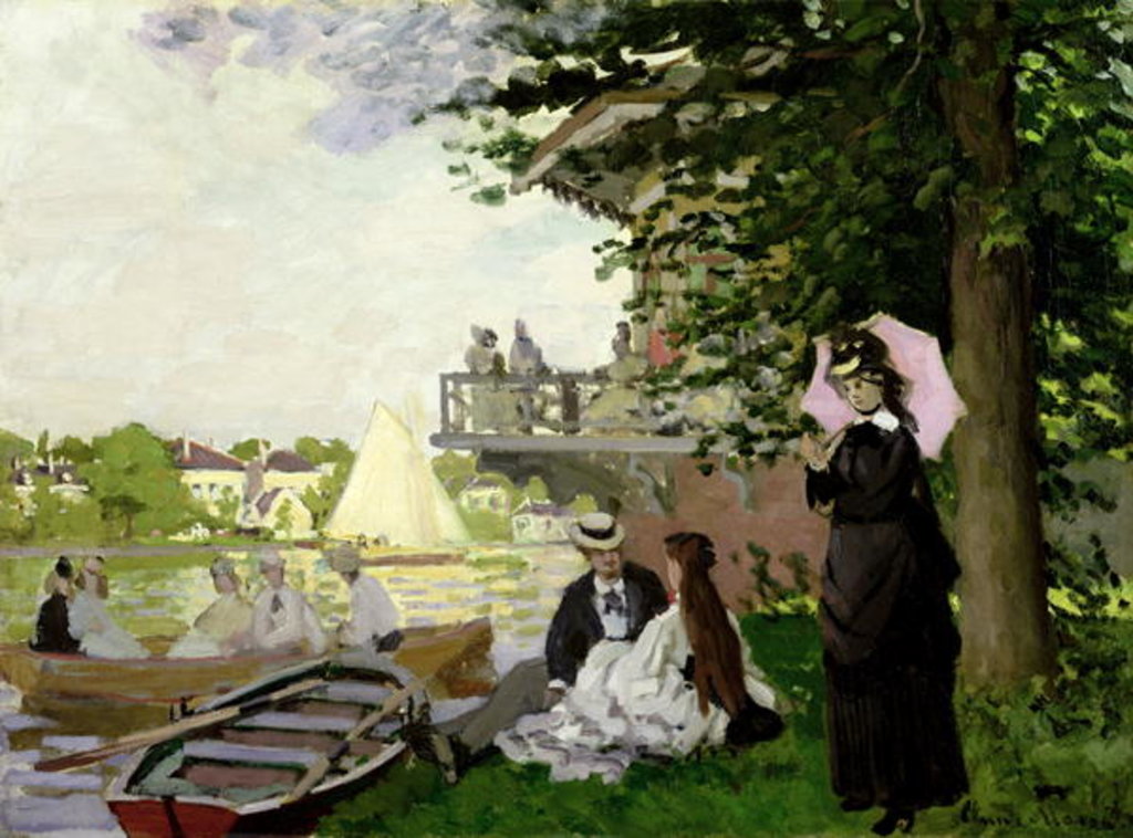 Detail of Garden House on the Zaan, Zaandam, 1871 by Claude Monet