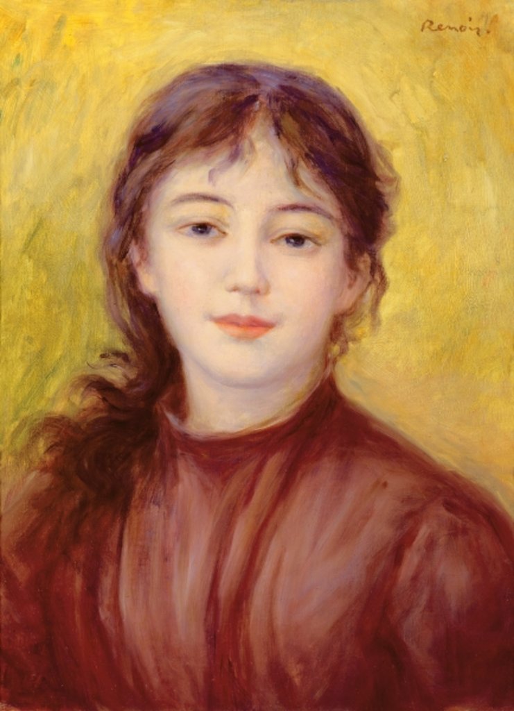 Detail of Portrait of a Woman, 1879 by Pierre Auguste Renoir