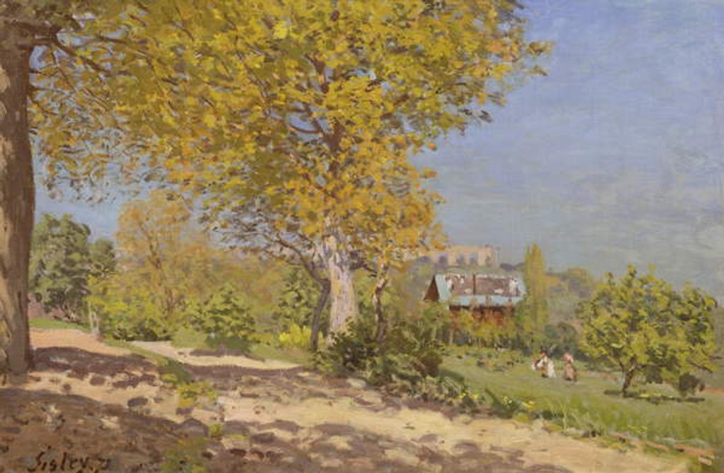 Near Louveciennes, 1872 by Alfred Sisley