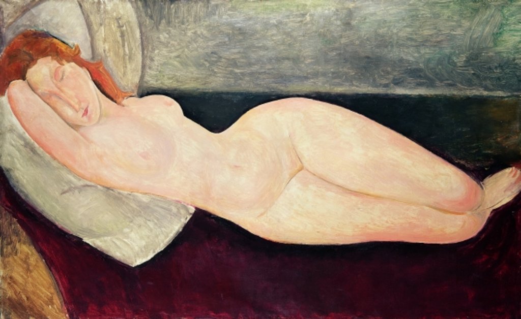 Detail of Nude No.1 by Amedeo Modigliani