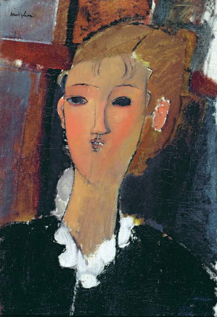 Detail of Young Woman in a Small Ruff, 1915 by Amedeo Modigliani