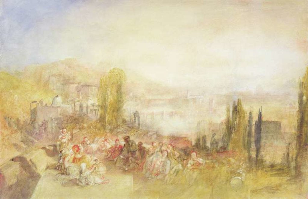 Detail of Florence, 1851 by Joseph Mallord William Turner