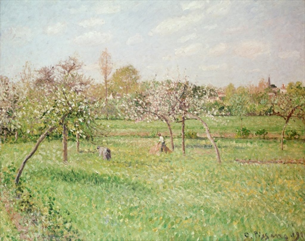 Detail of Apple Trees at Gragny, Afternoon Sun, 1900 by Camille Pissarro