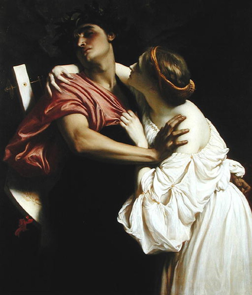 Detail of Orpheus and Euridyce by Frederic Leighton