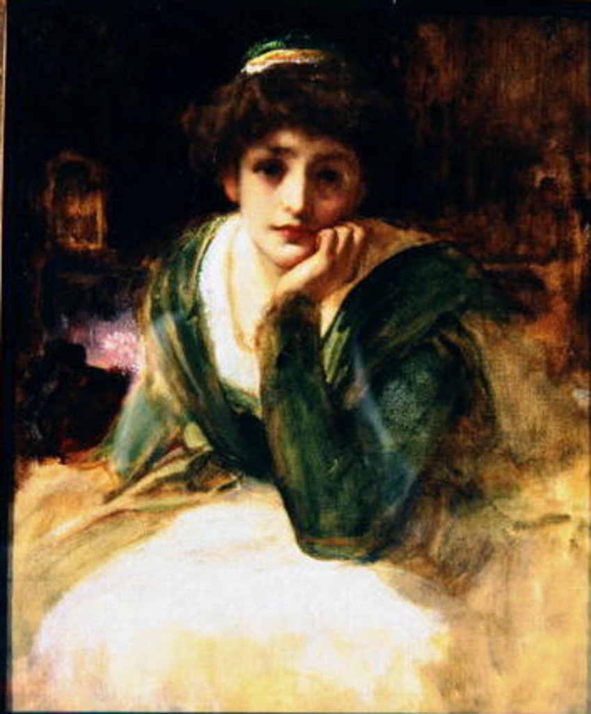 Oil study for Desdemona, c.1889 by Frederic Leighton