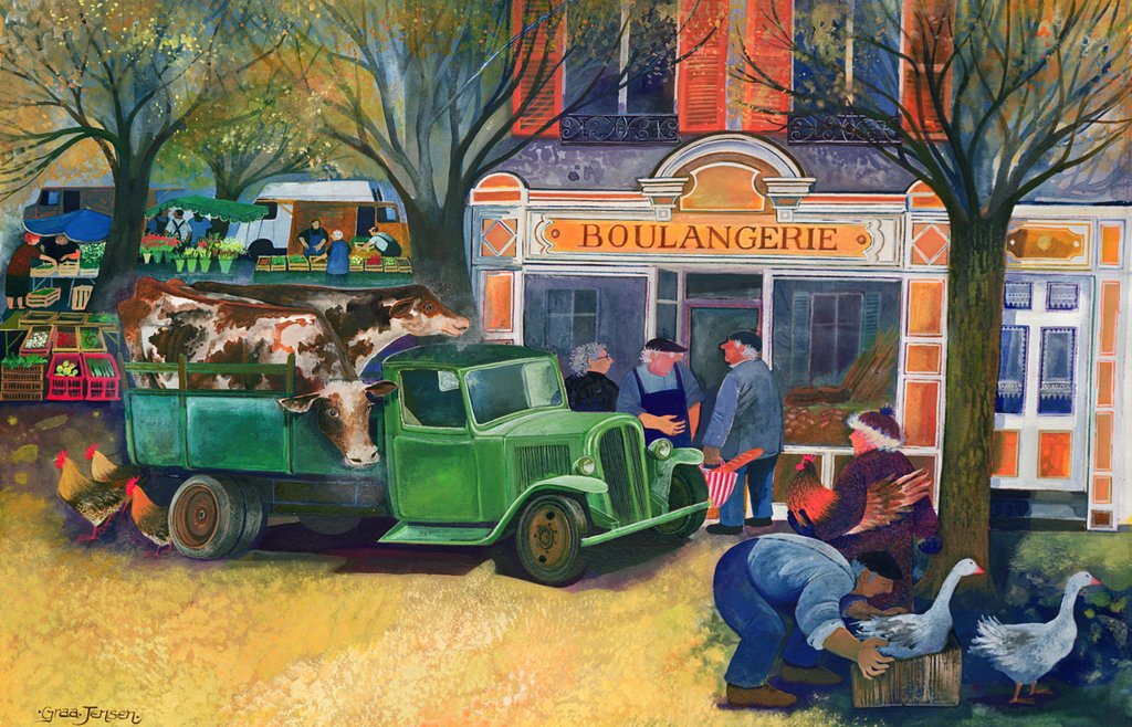 Detail of La Boulangerie by Lisa Graa Jensen