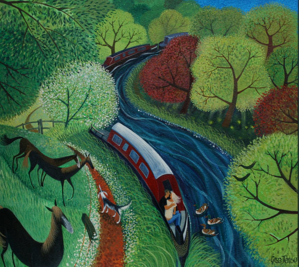 Detail of Horsing around by Lisa Graa Jensen