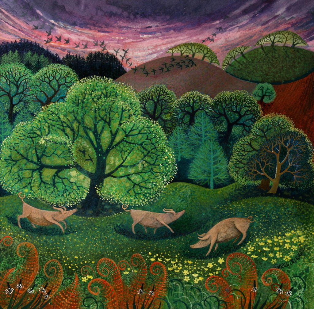 Detail of Totally Organic by Lisa Graa Jensen