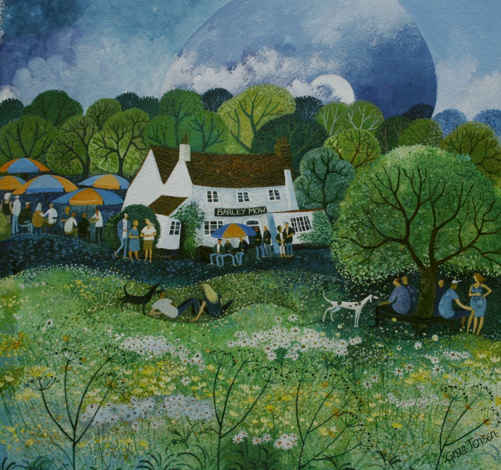 Detail of The Barley Mow, 2009 by Lisa Graa Jensen