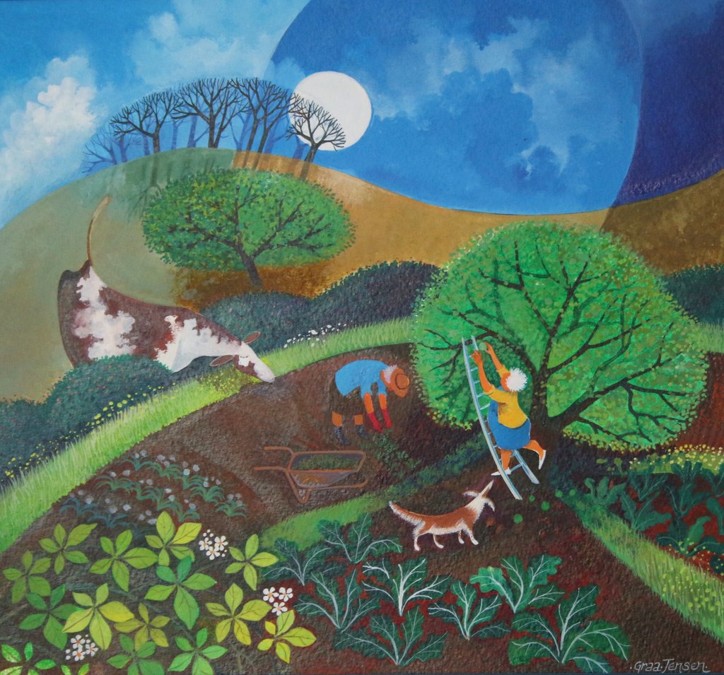 Detail of Companion Gardeners, 2015 by Lisa Graa Jensen