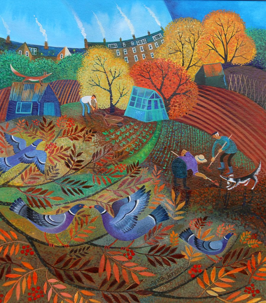 Detail of Allotment therapy, 2018 by Lisa Graa Jensen