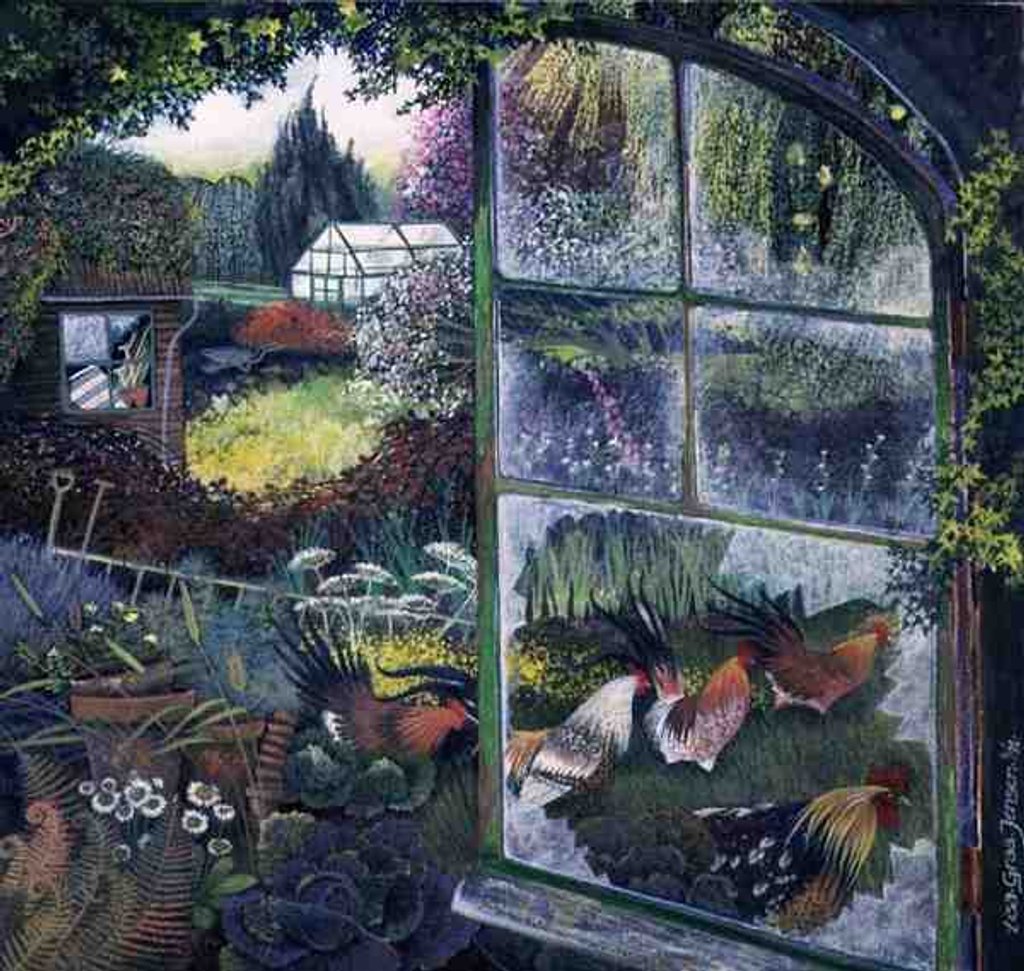 Detail of Broken Window, 1992 by Lisa Graa Jensen
