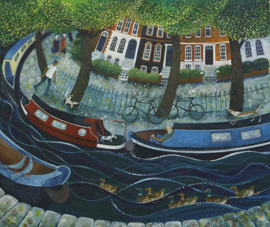 Detail of Regents Canal by Lisa Graa Jensen