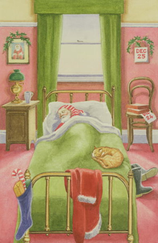 Detail of The Night Before Christmas by Lavinia Hamer