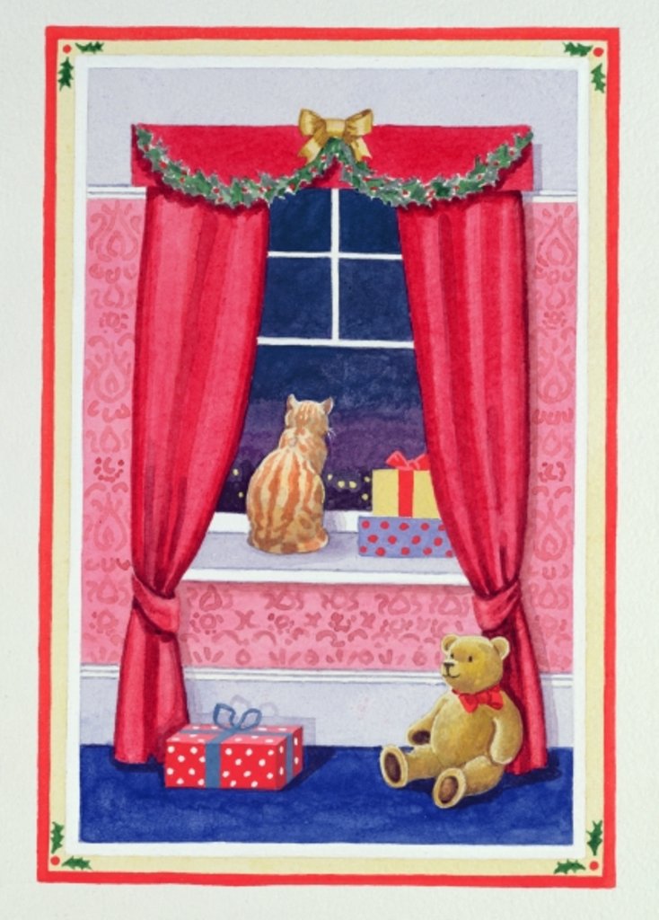 Detail of At the Window by Lavinia Hamer