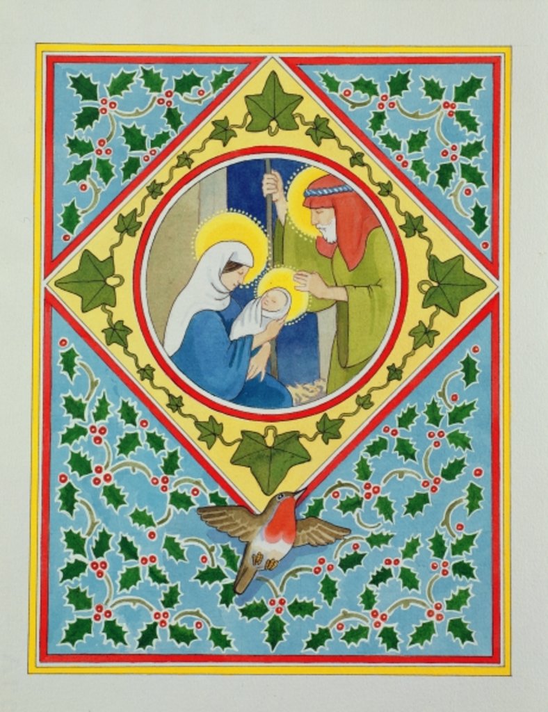 Detail of Nativity by Lavinia Hamer