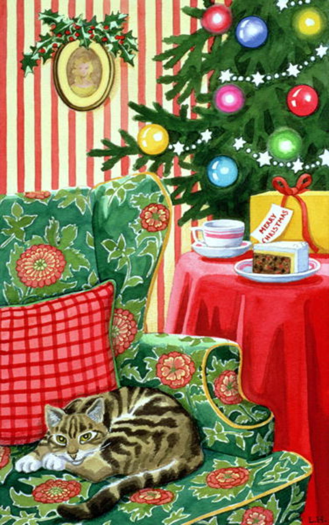 Detail of Christmas Tea by Lavinia Hamer