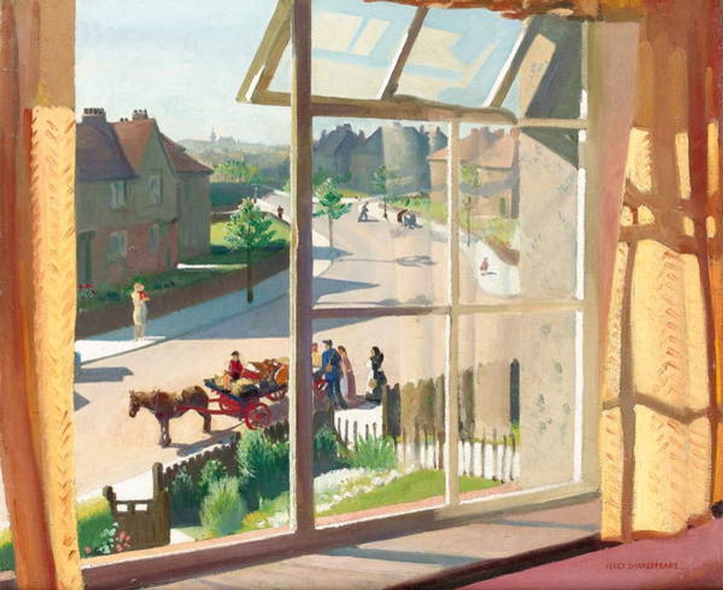 View from the artist's bedroom, c.1930 by Percy Shakespeare