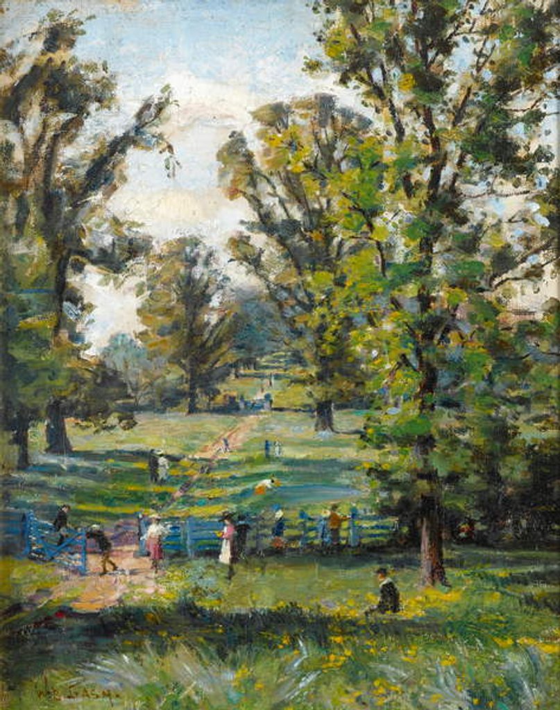 Detail of Avenues of Elm Trees on the Boughton Estate by Walter Bonner Gash