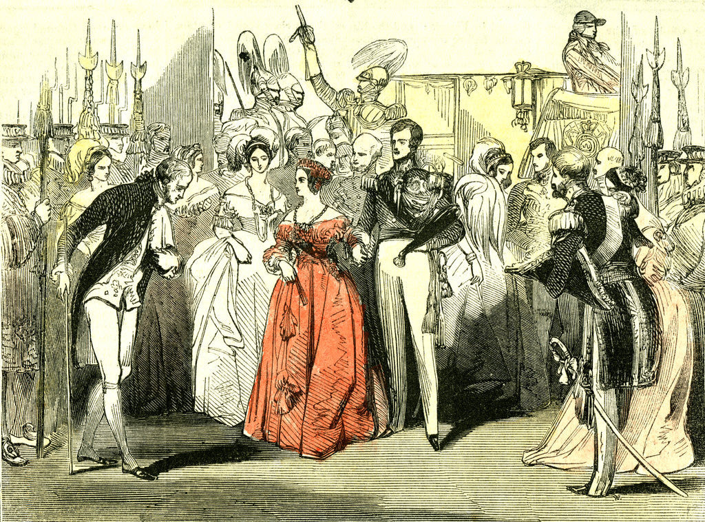 Detail of Queen's Visit to the Opera House 1846 London by Anonymous