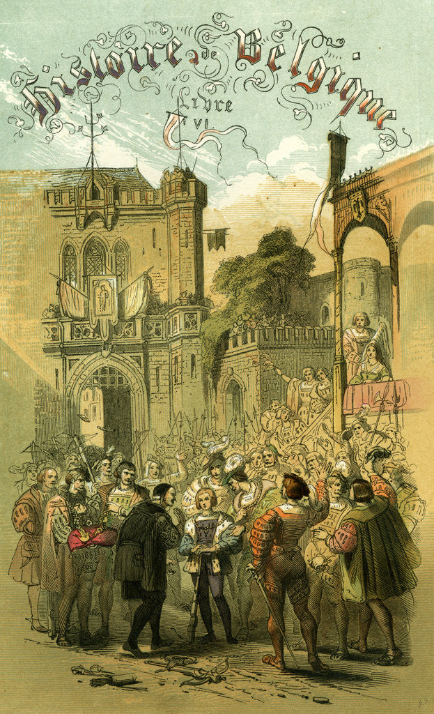 Detail of Philippe Le Beau of Brabant (1482 - 1506) Belgium by Anonymous