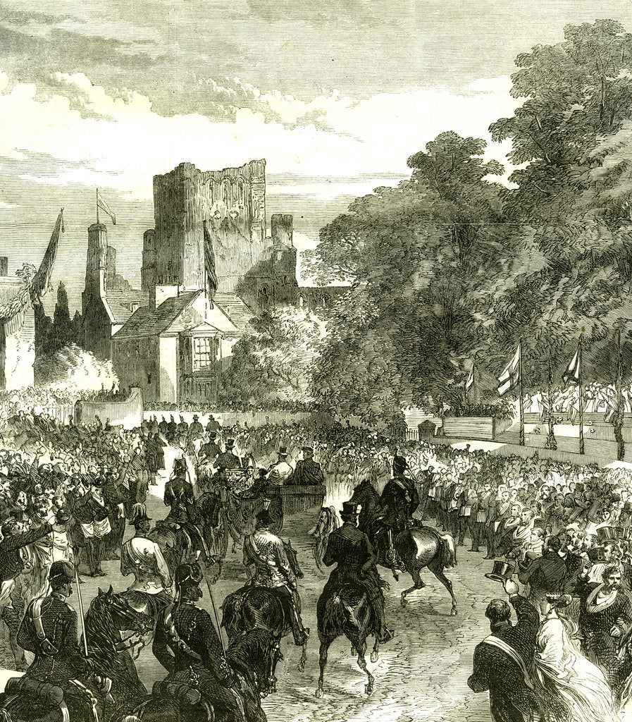 Detail of The Queen's Visit to the Scottish Border. Her Majesty's Entry Into Kelso 1867 Great Britain by Anonymous