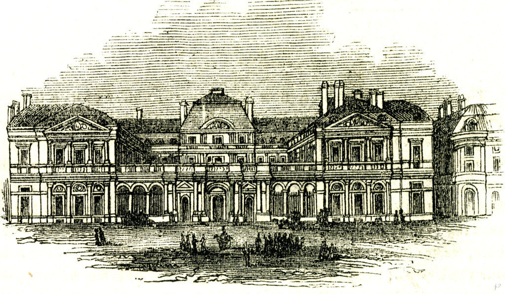 Detail of The Palais Royal Paris 19th Century. France by Anonymous