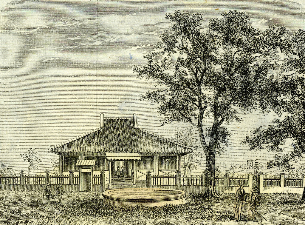 Detail of Three Kilometers from Saigon Vietnam 19th Century the Chinese Town by Anonymous