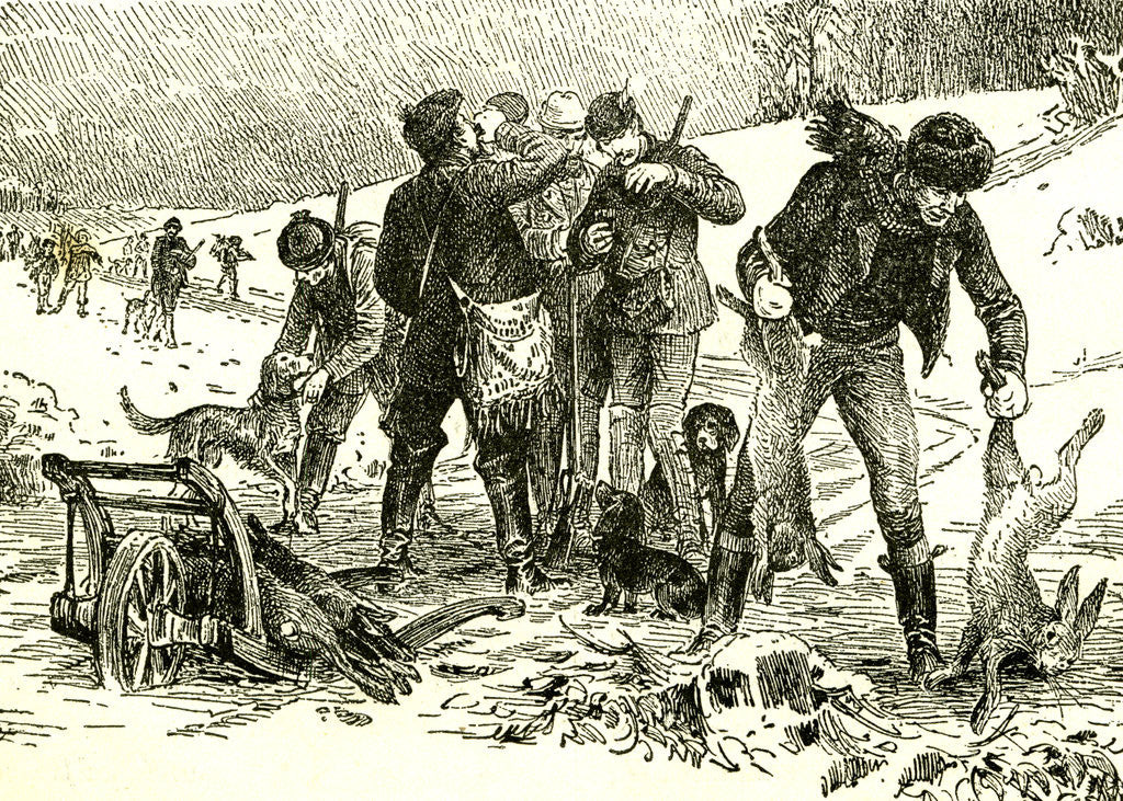 Detail of Hunting Austria 1891 by Anonymous