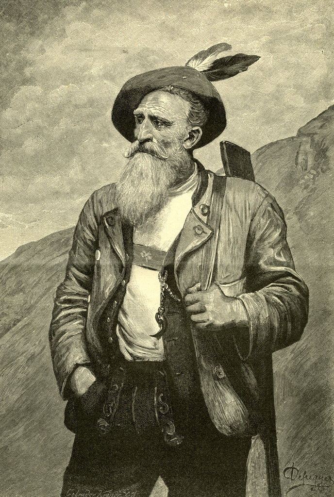 Detail of Hunt Austria 1891 by Anonymous