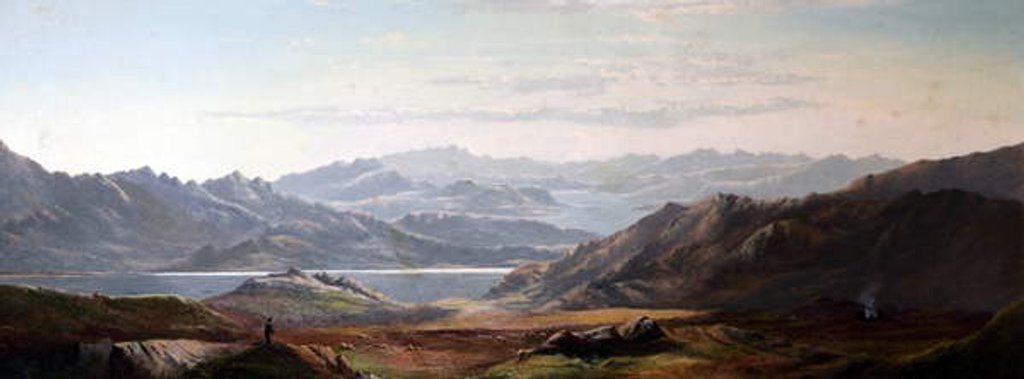 Detail of Mountain Scene, Wales by Charles Leslie