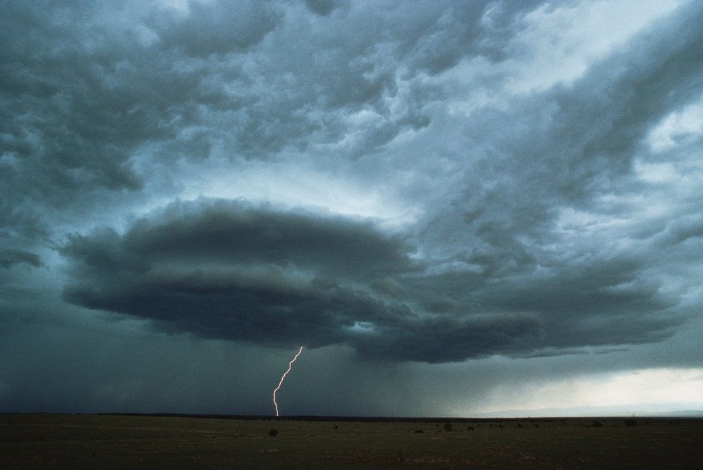 Detail of Lightning Striking the Ground by Anonymous