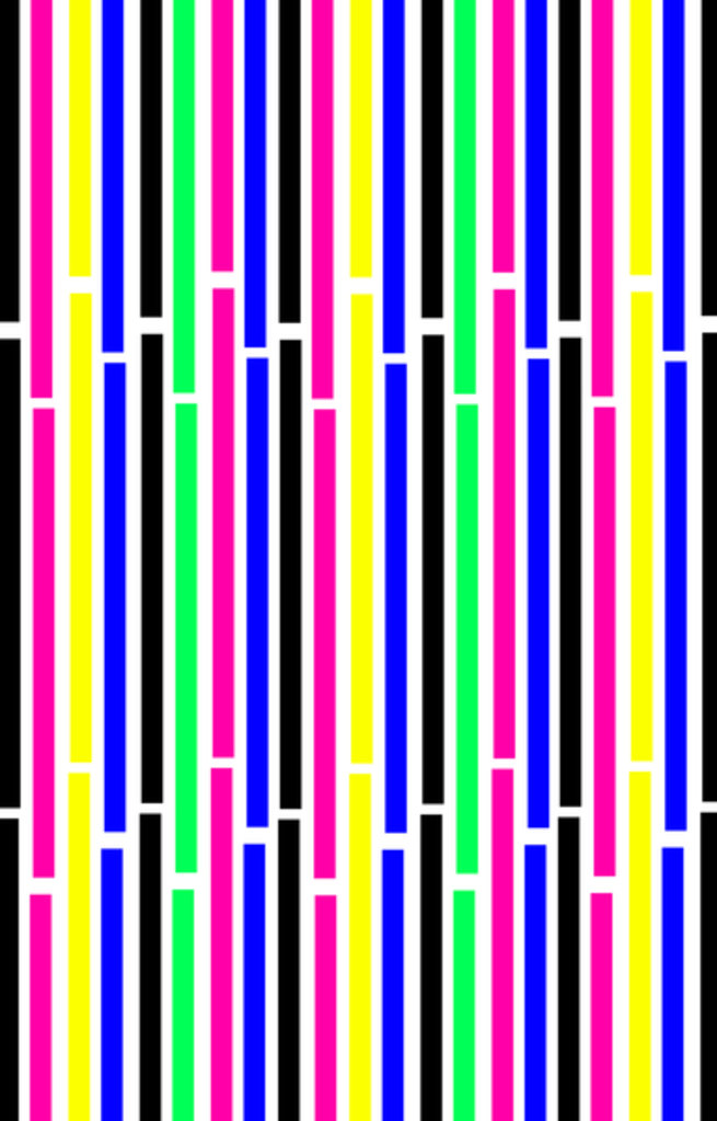 Detail of Stripes, 2012 by Louisa Hereford