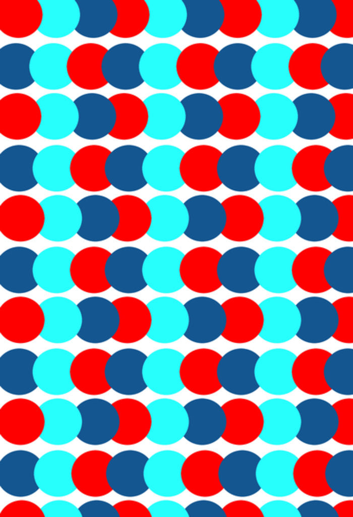 Detail of Spots in a row, 2015 by Louisa Hereford