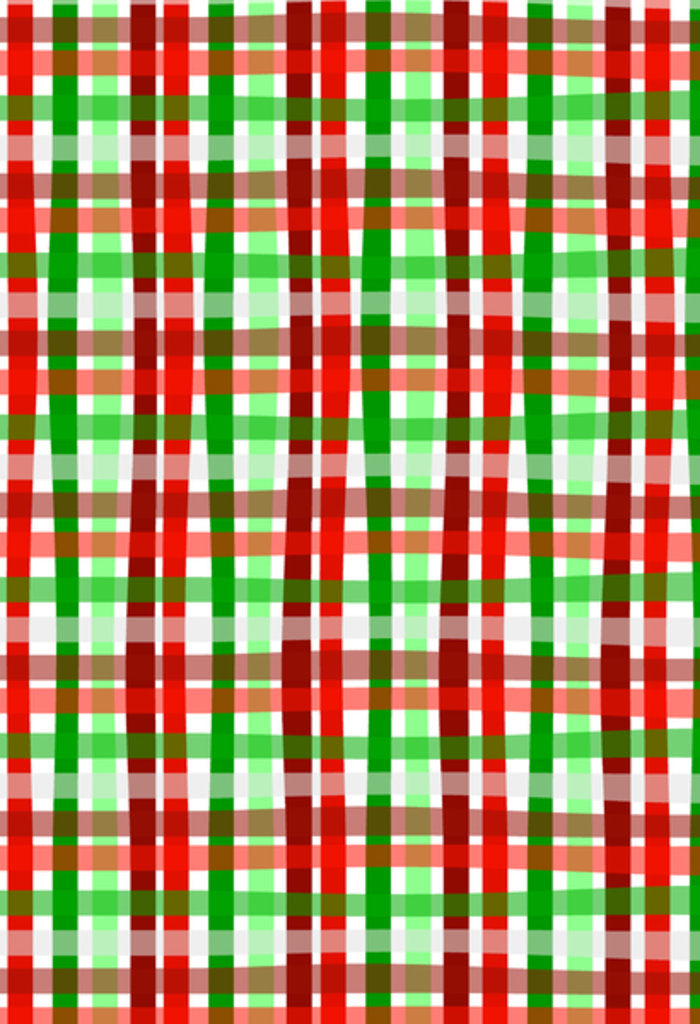 Detail of Christmas Wrap check, 2017 by Louisa Hereford