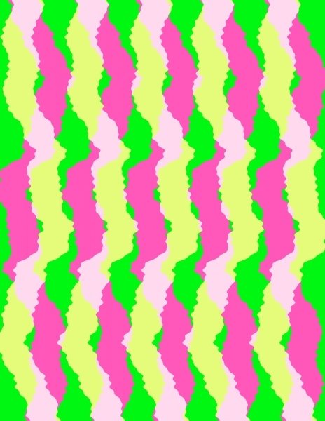 Detail of Funky Stripes, 2011 by Louisa Hereford