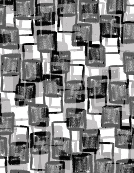 Detail of Monochrome Squares by Louisa Hereford