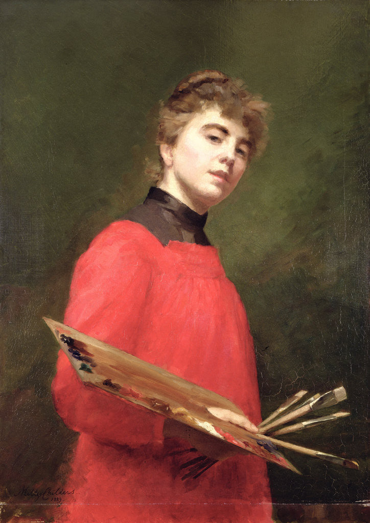 Detail of Self Portrait, 1889 by Emily Childers