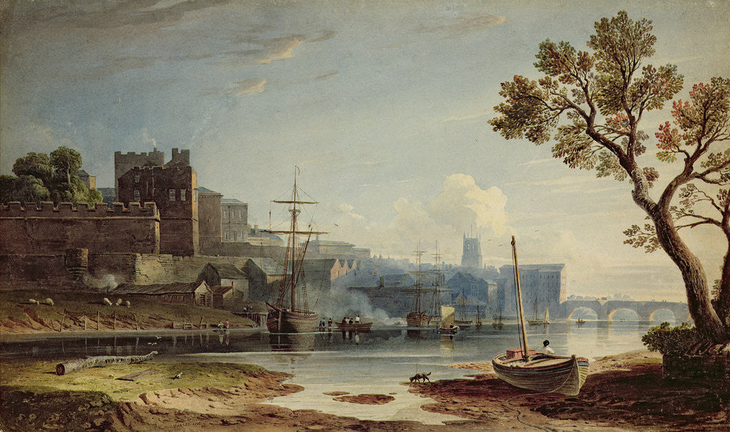 Detail of View of Chester, 1810 by John Varley