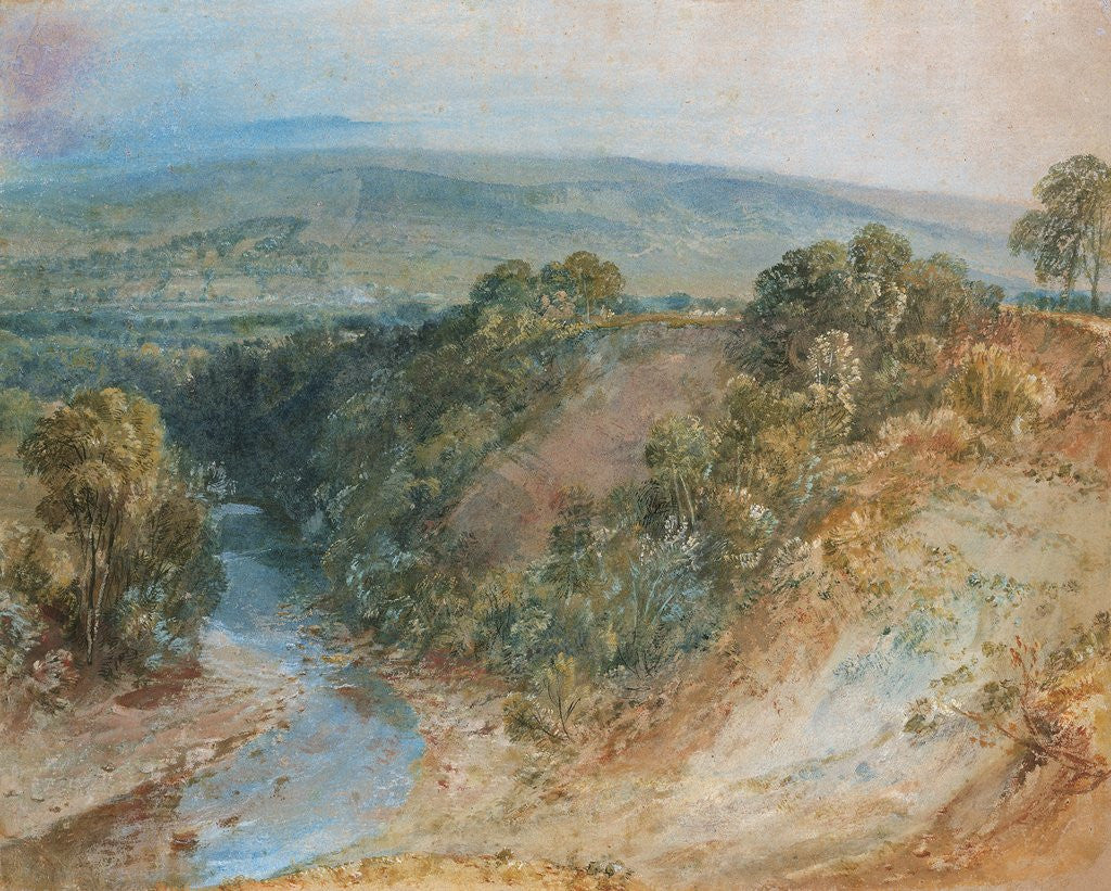 Detail of Valley of the Washburn, 1818 by Joseph Mallord William Turner
