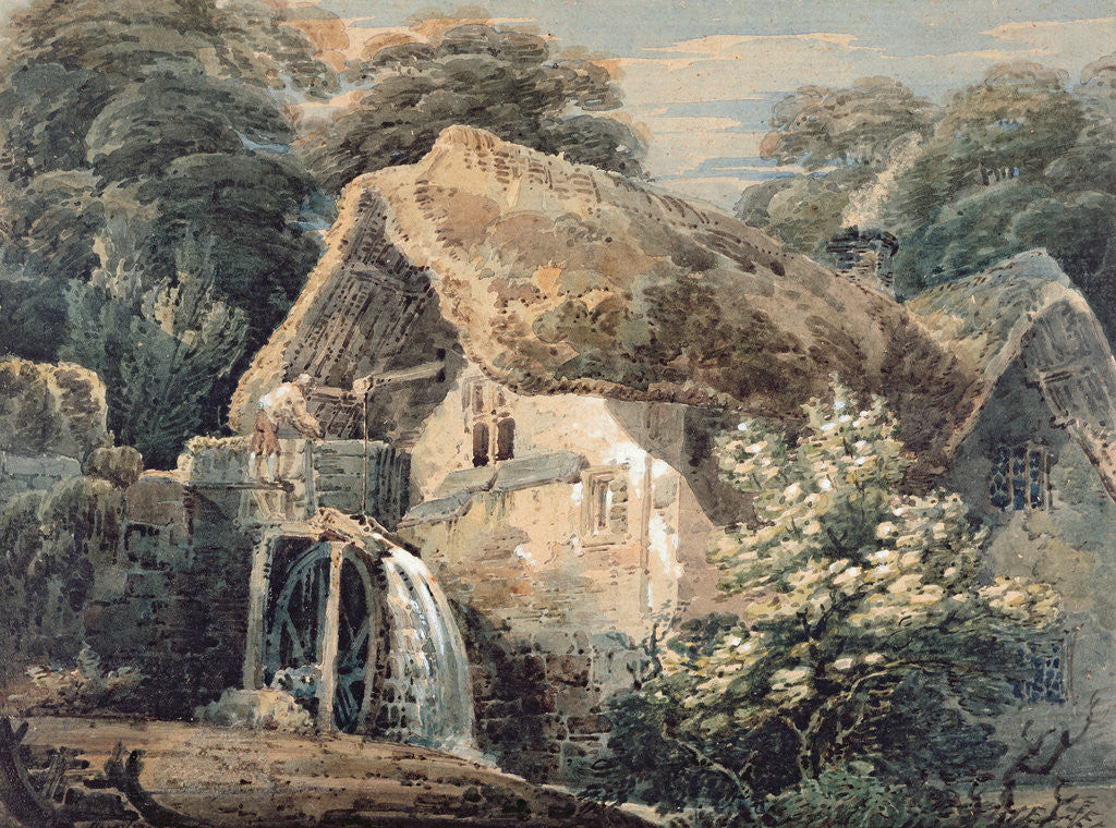 Detail of An Overshot Mill, Devon, 1797 by Thomas Girtin