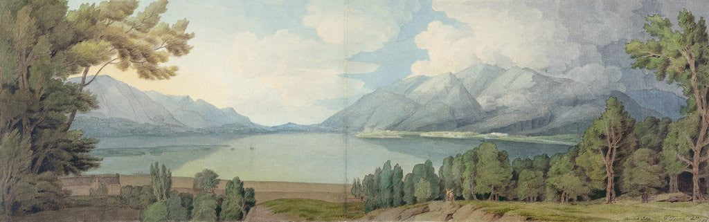 Detail of Derwentwater from the South, 1786 by Francis Towne