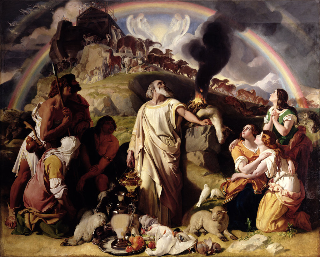 Detail of Noah's Sacrifice, 1847-53 by Daniel Maclise