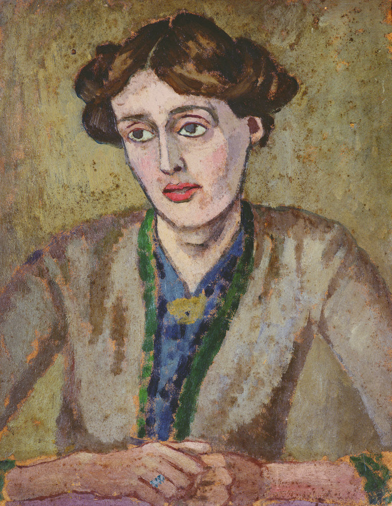 Detail of Virginia Woolf by Roger Eliot Fry