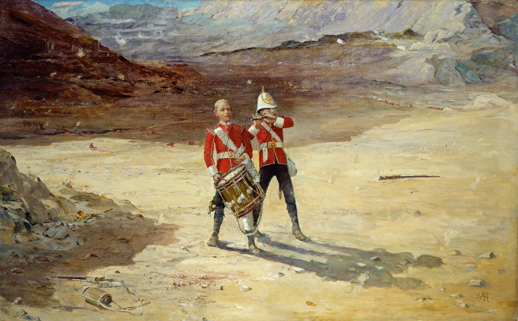 Detail of The Drums of the Fore and Aft, 1895 by Edward Matthew Hale