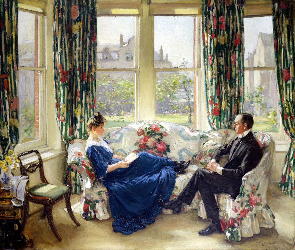 Detail of The Morning Room, c.1907 by Sir Walter Russell