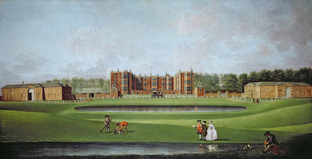 Detail of View of Temple Newsam House, c.1750 by James Chapman