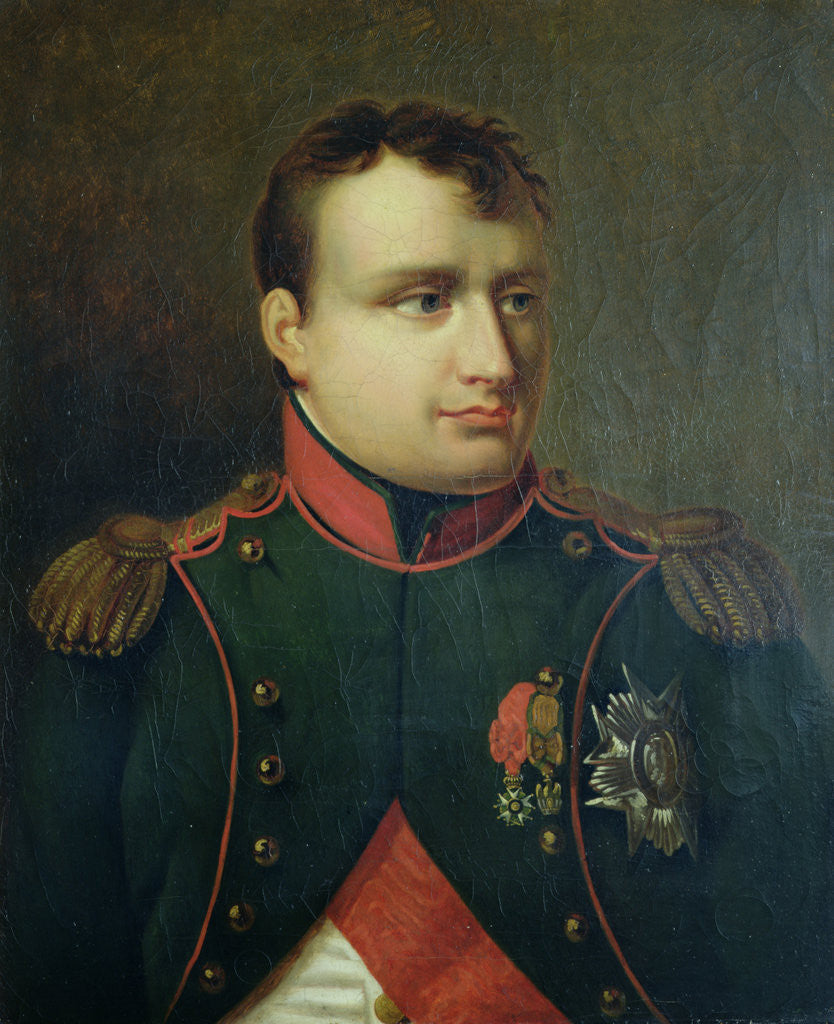 Detail of Portrait of Napoleon I by French School
